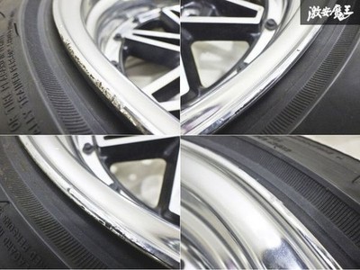 JDM No distortionWORK Equip EQ3/N 03 15x8J +7 PCD114.3 4-hole deep rim (No Tires) - Image 7