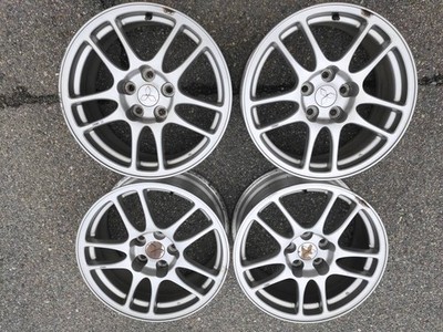 JDM Mitsubishi Lancer Evolution 9 Genuine Wheels 18x8.0J +38 PCD114.3-5 (No Tires)