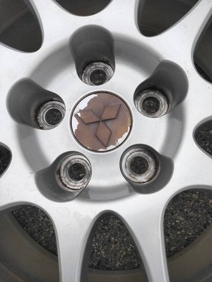 JDM Mitsubishi Lancer Evolution 9 Genuine Wheels 18x8.0J +38 PCD114.3-5 (No Tires) - Image 9