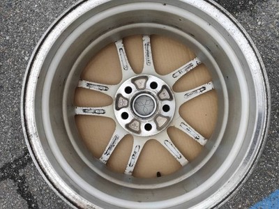 JDM Mitsubishi Lancer Evolution 9 Genuine Wheels 18x8.0J +38 PCD114.3-5 (No Tires) - Image 10