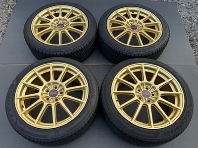 JDM Subaru STI 17-inch wheels — Fits Legacy Impreza etc. 7.5J +55 PCD (No Tires)