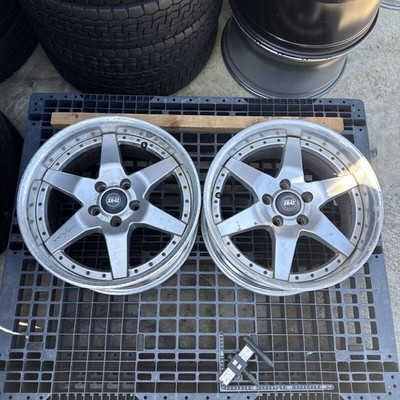 JDM SpeedStar Longchamp XR-4Z KAI 17x9J 114.3-5 hole +35 2-Wheel Set SpeedSta (No Tires)