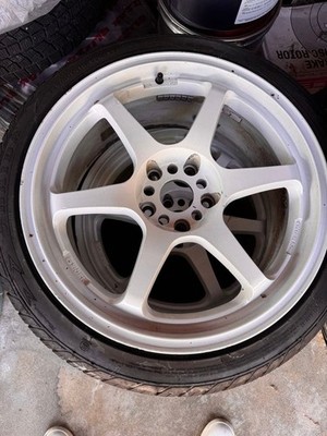 JDM 18-inch Wheel and Tire Set 4-Wheel Set Five-Dimensional Cannonball (No Tires)