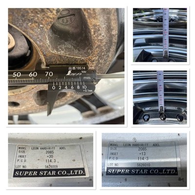 JDM Stepped rim deep rim discontinued model Leonhardt Adel Superstar 2 (No Tires) - Image 8