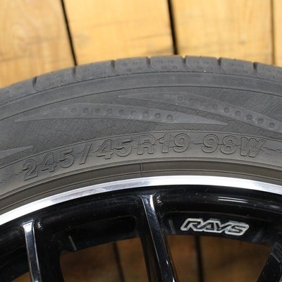JDM Toyota Alphard Vellfire Lexus NX etc. RAYS Village 2x9 Black 19-in (No Tires) - Image 6