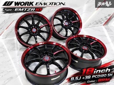 JDM Crack Nothing WORK work emotion EMTZR10 18x8.5J +38 PCD120 5H 4Boo (No Tires)