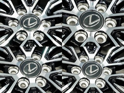 JDM LX600 New Car RAYS genuine optional forging wheels 22x8J+55 6/139.7 (No Tires) - Image 9