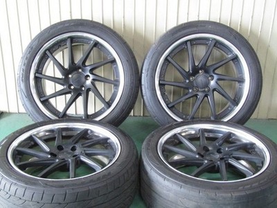 JDM Stylish WORK GNOSIS CVS mat black wheels for Audi Q5 GLC-Class X25 (No Tires)
