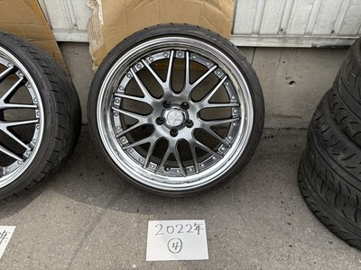 JDM WORK Lanvec LM1-SR 20x9.0J+30 5-hole 114.3 Glimmit black wheels & (No Tires) - Image 8