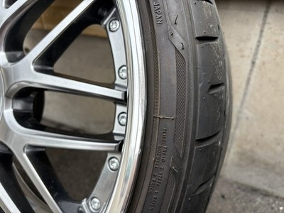 JDM WORK Lanvec LM1-SR 20x9.0J+30 5-hole 114.3 Glimmit black wheels & (No Tires) - Image 9