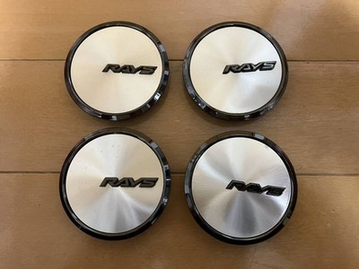 JDM RAYS Rays HOMURA Homura Village Center Caps Set of 4 Used (No Tires)