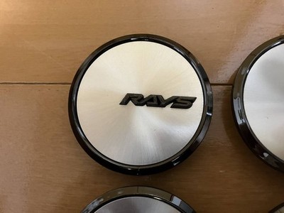 JDM RAYS Rays HOMURA Homura Village Center Caps Set of 4 Used (No Tires) - Image 2