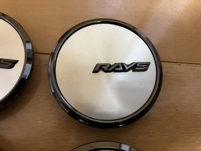 JDM RAYS Rays HOMURA Homura Village Center Caps Set of 4 Used (No Tires) - Image 3