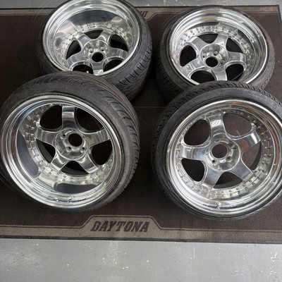 JDM WORK MEISTER S1 3PIECE 184-Wheel Set WORK Meister 10J -7 Deep Rim PC (No Tires)