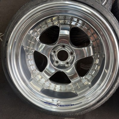JDM WORK MEISTER S1 3PIECE 184-Wheel Set WORK Meister 10J -7 Deep Rim PC (No Tires) - Image 2
