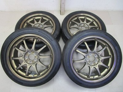 JDM RAYS VOLKRACING CE-28N 17ZN6 GR86 BRZ Legacy 7.5J +50 5H100 Used 2 (No Tires)