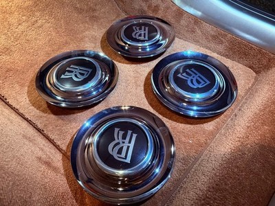 JDM Rolls-Royce Genuine Wheel Center Caps Set of 4 Individual (No Tires)