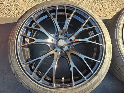 JDM Different front and rear rim widths Wedssports SA-20R Yokohama APE (No Tires)