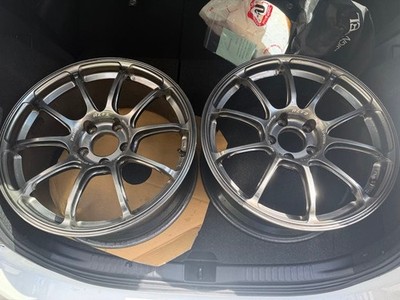 JDM ADVAN RZ-F2 18x8.5J 114.3 +38 2-Wheel Set HB (No Tires)