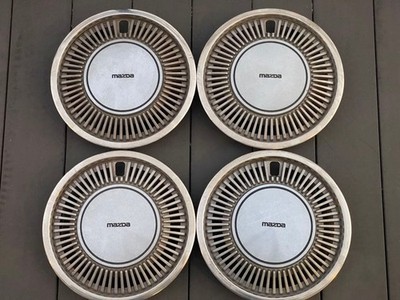 JDM Genuine Mazda wheel caps set of 4 original parts from that era. (No Tires)