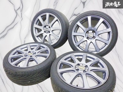 JDM No distortion A-TECH Final Speed Faybar9 17x7J +33 4-hole PCD100 (No Tires)