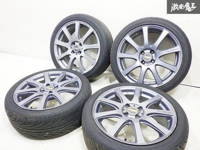 JDM No distortion A-TECH Final Speed Faybar9 17x7J +33 4-hole PCD100 (No Tires) - Image 2