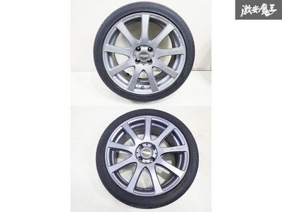 JDM No distortion A-TECH Final Speed Faybar9 17x7J +33 4-hole PCD100 (No Tires) - Image 3