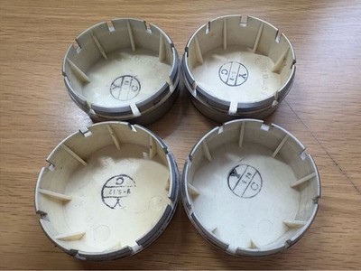 JDM Rare ENKEI TARMAC wheel caps center caps set of 4 silver color for (No Tires) - Image 2