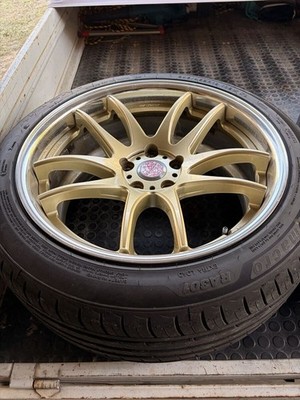 JDM WORK EMOTION CR2P 19-inch aluminum wheels 4-piece set 9J+32 10J+42 (No Tires) - Image 6