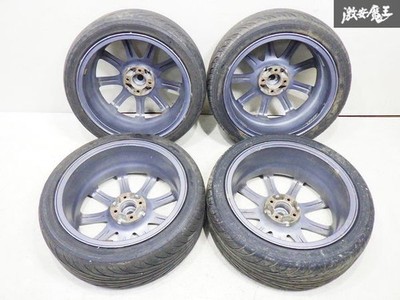 JDM No distortion A-TECH Final Speed Faybar9 17x7J +33 4-hole PCD100 (No Tires) - Image 6