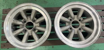 JDM RSWatanabe 14-inch 6.5j 4H 114.3 typeB +14.5? 2-Wheel Set (No Tires)