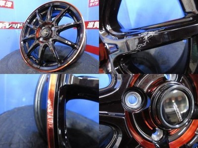 JDM Lightweight car custom size 4-Wheel Set G-SPEED 15 aluminum wheels (No Tires) - Image 5