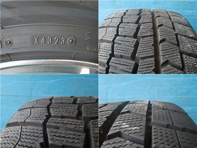 JDM Used winter tire set 4-pack from Iwaki Fukushima: Velva Kevin 18x8 (No Tires) - Image 4