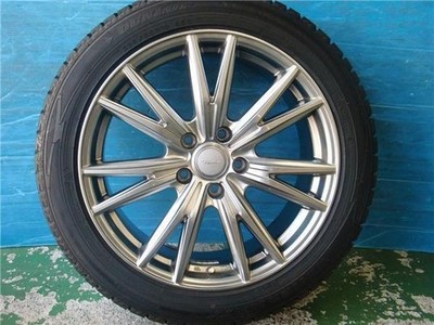 JDM Used winter tire set 4-pack from Iwaki Fukushima: Velva Kevin 18x8 (No Tires) - Image 5