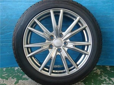 JDM Used winter tire set 4-pack from Iwaki Fukushima: Velva Kevin 18x8 (No Tires) - Image 9