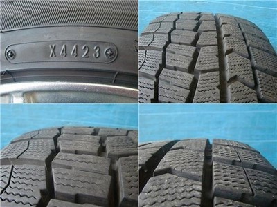 JDM Used winter tire set 4-pack from Iwaki Fukushima: Velva Kevin 18x8 (No Tires) - Image 10