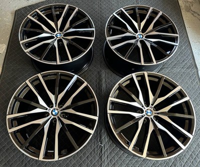 JDM BMW Genuine Option 742M Bi-color 22-inch F9.5J/R10.5J Alloy Wheels (No Tires)