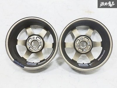 JDM 彡RAYS VOLK RACING TE37 15x6.5J +45 4H PCD100 Bronze 2-Wheel Set Rays (No Tires) - Image 2
