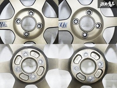 JDM 彡RAYS VOLK RACING TE37 15x6.5J +45 4H PCD100 Bronze 2-Wheel Set Rays (No Tires) - Image 5