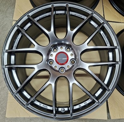 JDM Excellent Condition Work Emotion M8R Wheels 4-Wheel 19x8.5J 114.3mm (No Tires) - Image 3