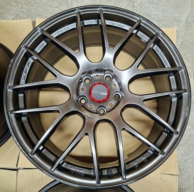 JDM Excellent Condition Work Emotion M8R Wheels 4-Wheel 19x8.5J 114.3mm (No Tires) - Image 5