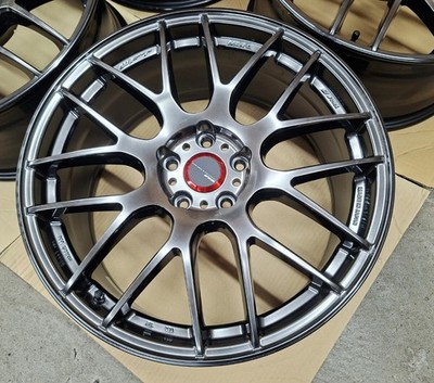 JDM Excellent Condition Work Emotion M8R Wheels 4-Wheel 19x8.5J 114.3mm (No Tires) - Image 8