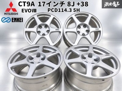 JDM No distortion Mitsubishi Genuine ENKEI CT9A Lancer Evolution 8 178 (No Tires)