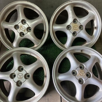 JDM Mazda genuine wheels for Roadster 1515 x 6J +40 PCD100-4H 54mm hub (No Tires)