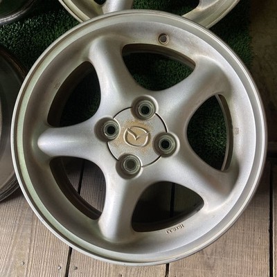 JDM Mazda genuine wheels for Roadster 1515 x 6J +40 PCD100-4H 54mm hub (No Tires) - Image 3