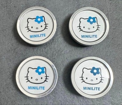 JDM Mira Gino Hello Kitty Kitty-chan Center Cap 4 Individual Set (No Tires)