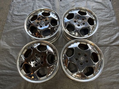 JDM Rare SSR Speed Star Lowenhart M 17x7j +42 5-hole PCD114.3 4-Wheel Set (No Tires)