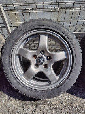 JDM Nissan 32GT-R genuine 16-inch alloy wheels and tires 4-Wheel Set (No Tires) - Image 3