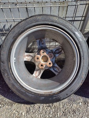JDM Nissan 32GT-R genuine 16-inch alloy wheels and tires 4-Wheel Set (No Tires) - Image 8