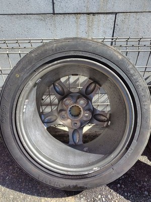JDM Nissan 32GT-R genuine 16-inch alloy wheels and tires 4-Wheel Set (No Tires) - Image 9